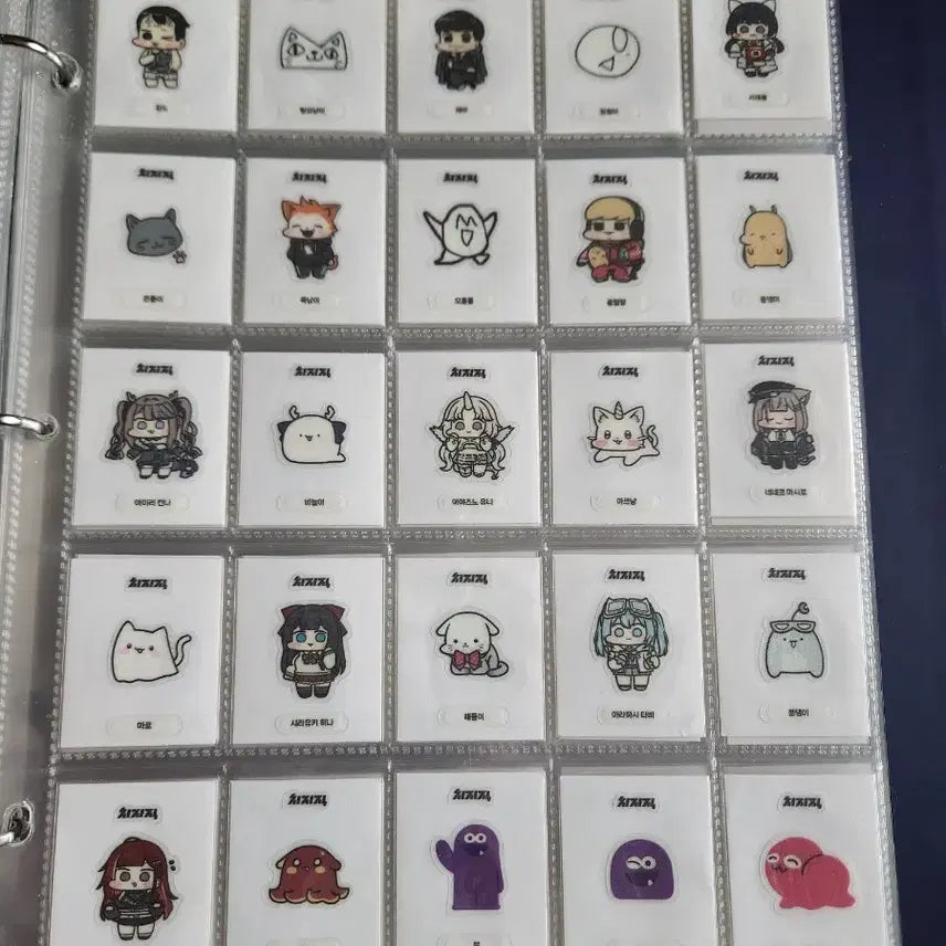 [BUNJANG] Chzzk Sticker Full Set / 치지직 띠부씰 전종 판매