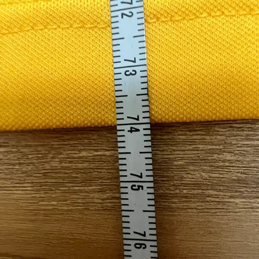 [BUNJANG] IMFLUX Yellow Polo Shirt / IMFLUX 옐로우 반팔 카라티 1211