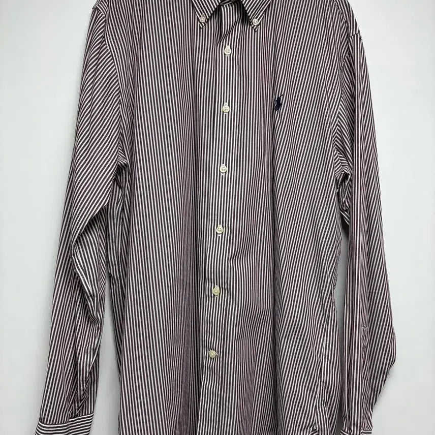 [SOLD OUT] 폴로 스트라이프 셔츠 이지케어 커스텀핏 16 40/41사이즈