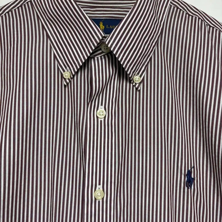 [SOLD OUT] 폴로 스트라이프 셔츠 이지케어 커스텀핏 16 40/41사이즈