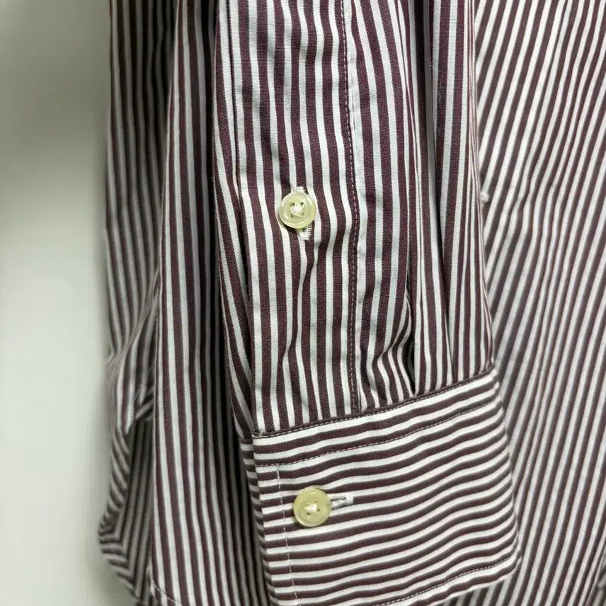 [SOLD OUT] 폴로 스트라이프 셔츠 이지케어 커스텀핏 16 40/41사이즈