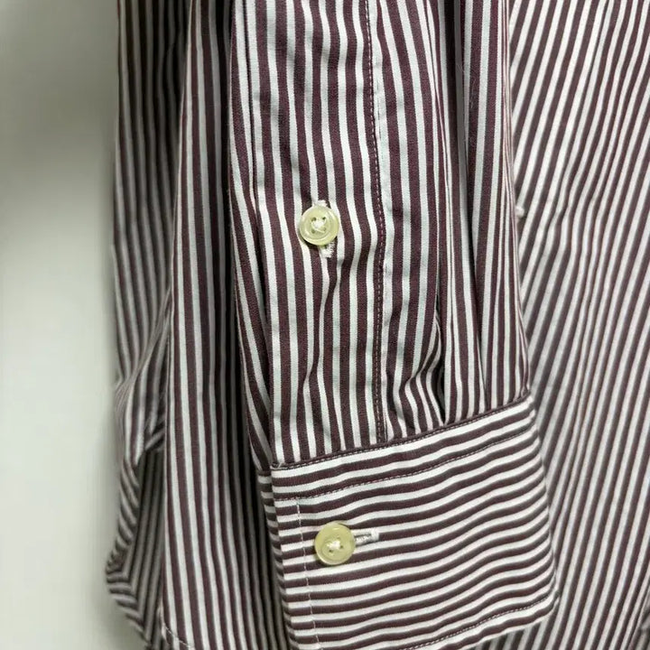 [SOLD OUT] 폴로 스트라이프 셔츠 이지케어 커스텀핏 16 40/41사이즈