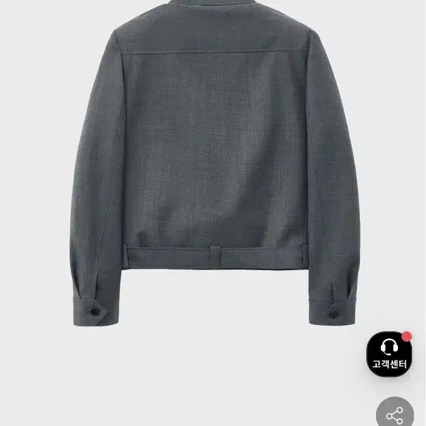 [BUNJANG] Noir x Kkang Collaboration Wool Field Pocket Belted Jacket (Gray, Size 48) / 노이어 울 필드 포켓 벨티드 자켓 48사이즈 (그레이 컬러)