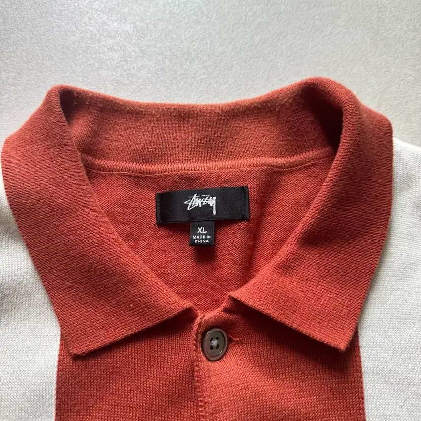 [BUNJANG] Stussy Color Block Cardigan XL / 스투시 컬러 블록 가디건(XL)