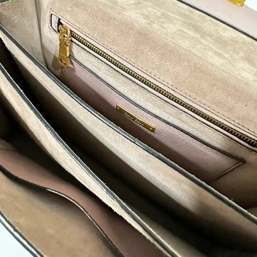 [BUNJANG] Miu Miu Madras Rose Pink Tote Shoulder Bag / 정품 미우미우 마드라스 로즈핑크 토트 숄더백