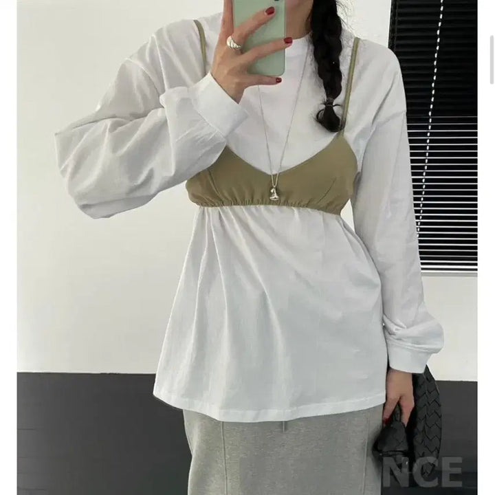 [BUNJANG] Vests Layered Vest / 뷔스티에 레이어드