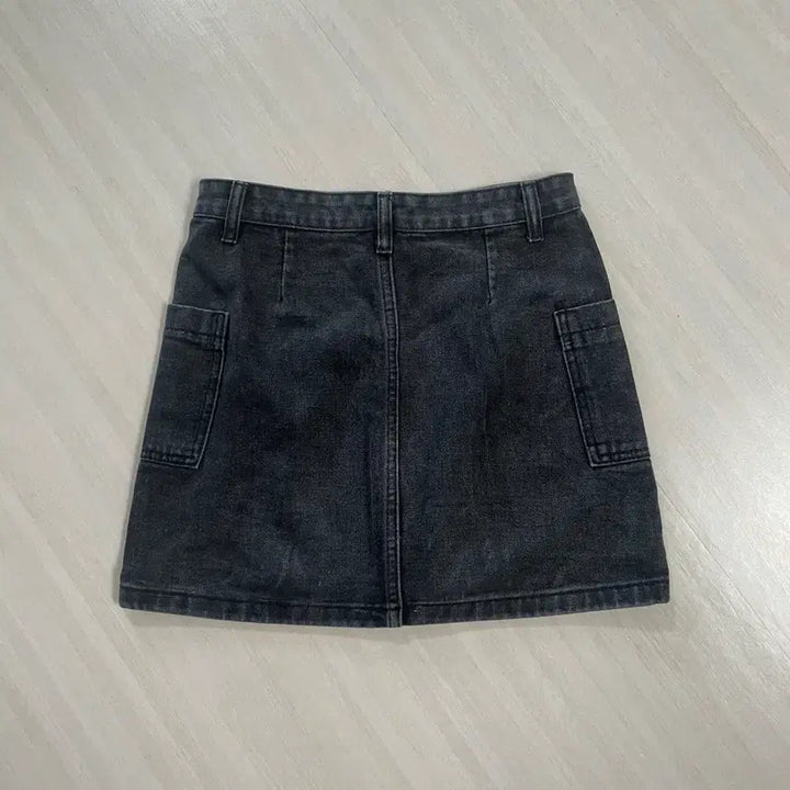 [BUNJANG] Gray Denim Pleated Mini Skirt Bundle Set / 회색 그레이 데님 스커트 / 플리츠 스커트 S 일괄