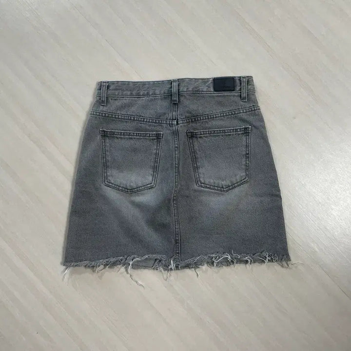 [BUNJANG] Gray Denim Pleated Mini Skirt Bundle Set / 회색 그레이 데님 스커트 / 플리츠 스커트 S 일괄