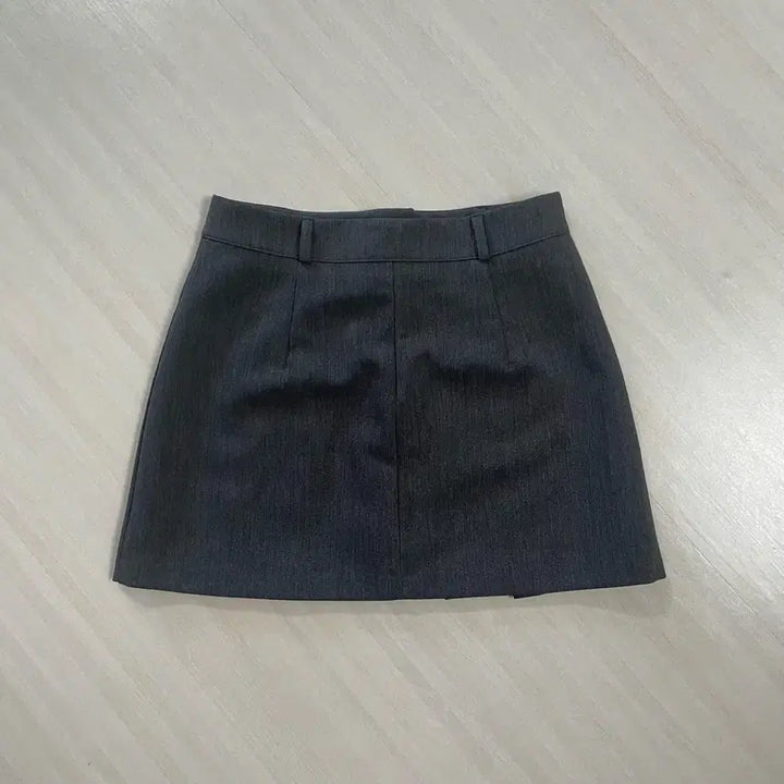 [BUNJANG] Gray Denim Pleated Mini Skirt Bundle Set / 회색 그레이 데님 스커트 / 플리츠 스커트 S 일괄