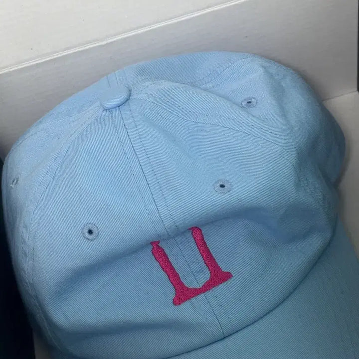 [BUNJANG] G-Dragon We11done Hat / 지디 위버맨쉬 스카이블루 볼캡 모자