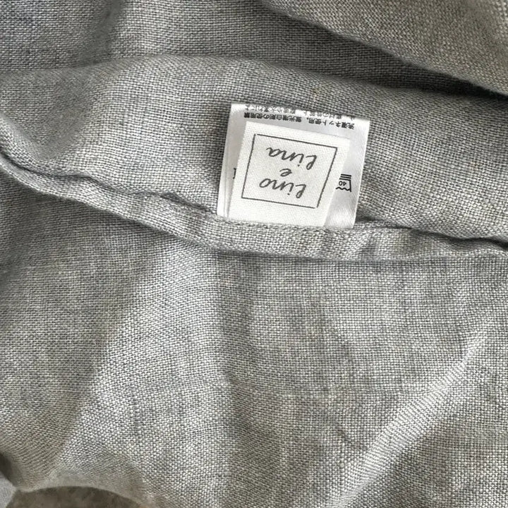 [BUNJANG] Manon Linen Apron Smoky Grey E9 / 리노에리나 마농 린넨 앞치마 에이프런 E9 스모키그레이
