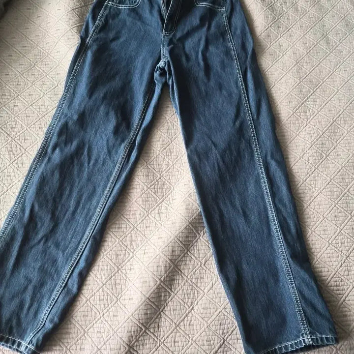 [BUNJANG] Facade Pattern Classic Indigo Denim Jeans / 파사드패턴 클래식 인디고 데님 s사이즈