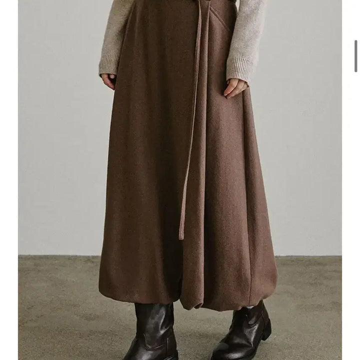 [BUNJANG] Artide Wool Belted Skirt S Size / 아티드 울 벨티드 스커트 s사이즈