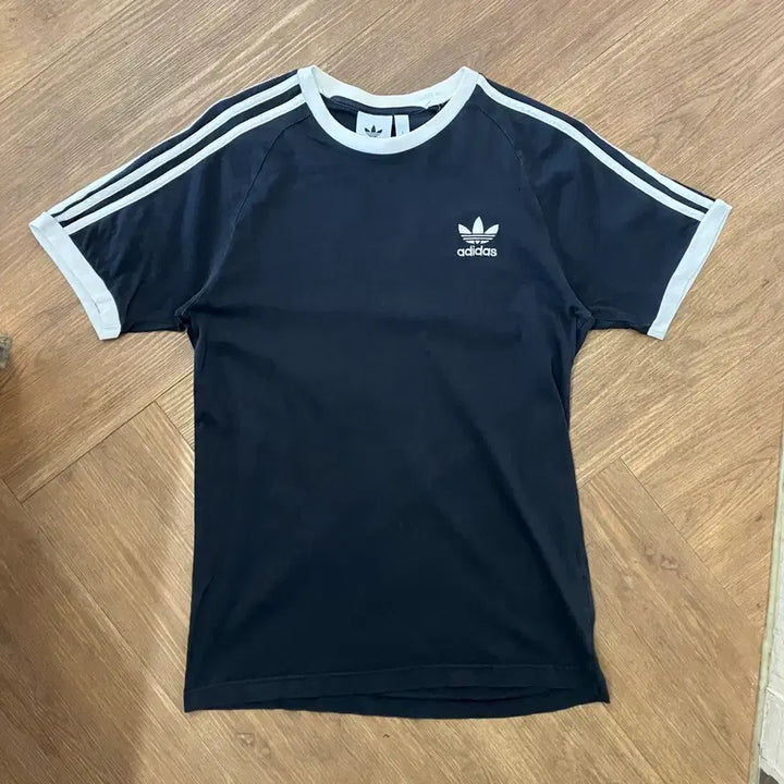 [BUNJANG] Adidas Three-Stripes Ringer T-Shirt / N250 아디다스 삼선 링거티 반팔