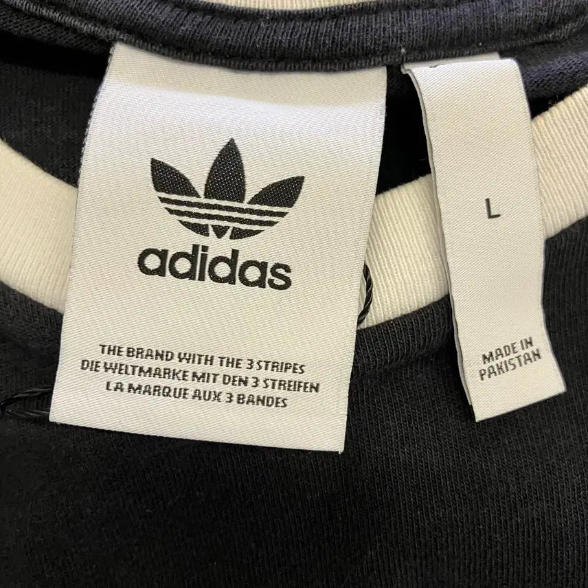 [BUNJANG] Adidas Three-Stripes Ringer T-Shirt / N250 아디다스 삼선 링거티 반팔