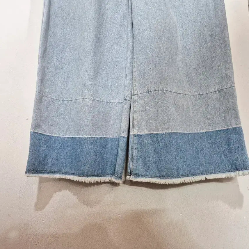 [BUNJANG] Lucky Chouette Denim Wide Pants / 럭키슈에뜨  데님 와이드  팬츠