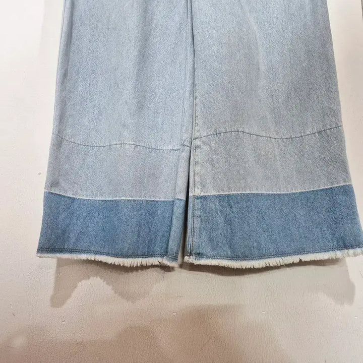 [BUNJANG] Lucky Chouette Denim Wide Pants / 럭키슈에뜨  데님 와이드  팬츠