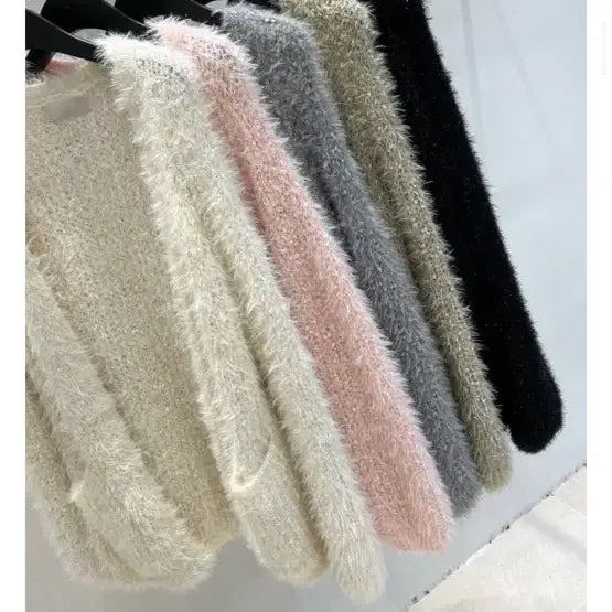 [SOLD OUT] 부띠끄유 우아 펄 가디건 화이트 새상품