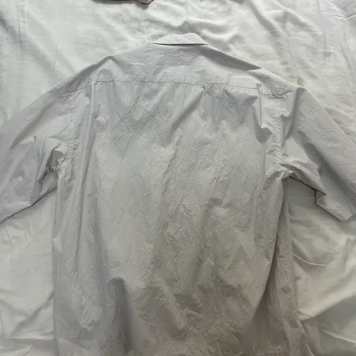 [BUNJANG] Unaffected Short Sleeve Shirt - Light Gray, Size M / 언어펙티드 반팔셔츠 M