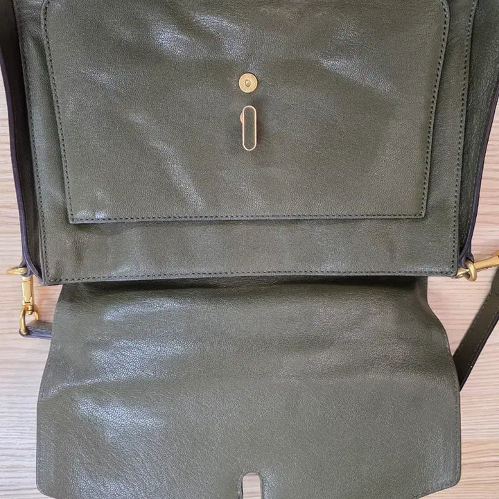 [BUNJANG] Anne Klein Olive Green Crossbody Bag / 앤클라인 올리브색 가방 크로스백