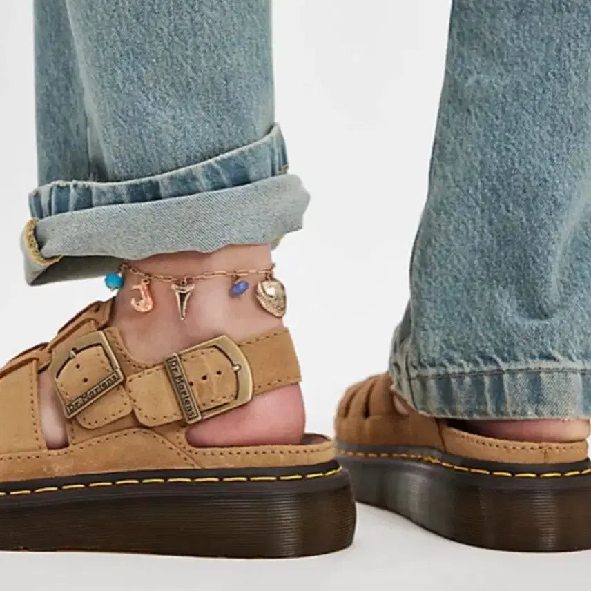 [BUNJANG] Dr. Martens Renly Fisherman Sandal Savannah Tan Beige / 닥터마틴 피셔맨 샌들 렌리 사바나 탄 베이지 UK4(UK5)