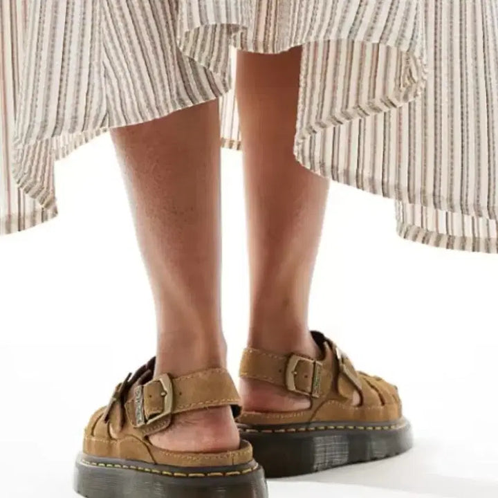 [BUNJANG] Dr. Martens Renly Fisherman Sandal Savannah Tan Beige / 닥터마틴 피셔맨 샌들 렌리 사바나 탄 베이지 UK4(UK5)