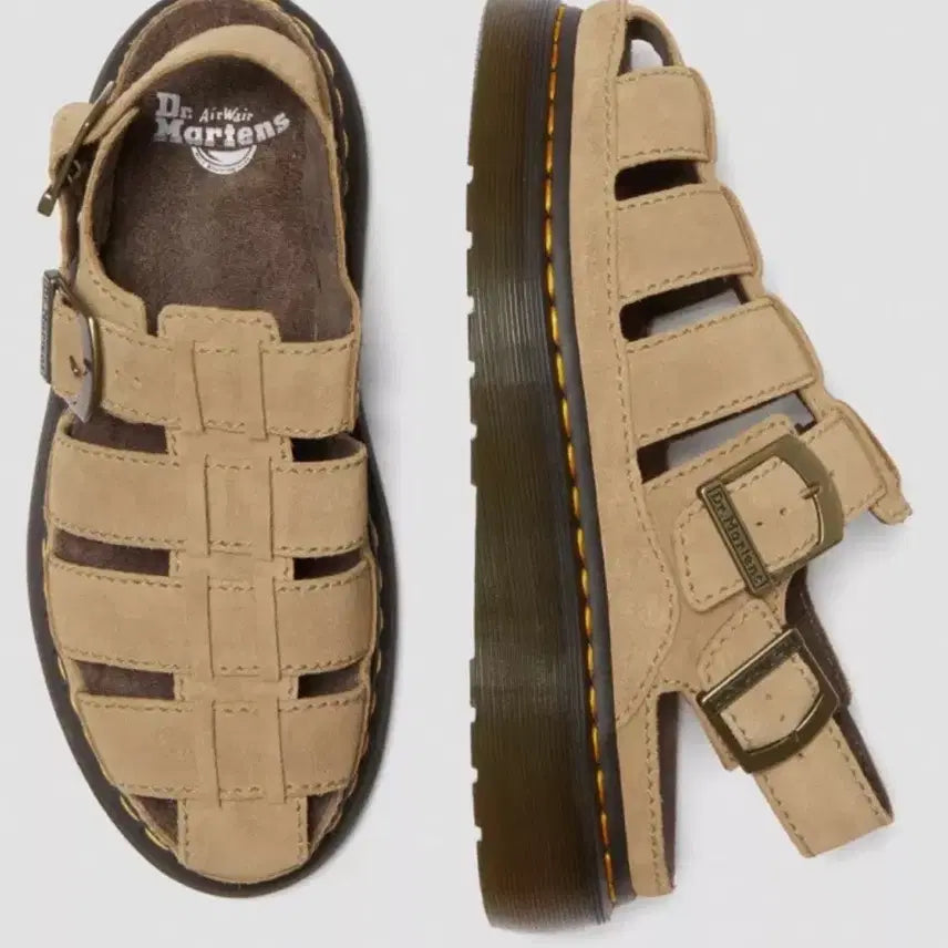 [BUNJANG] Dr. Martens Renly Fisherman Sandal Savannah Tan Beige / 닥터마틴 피셔맨 샌들 렌리 사바나 탄 베이지 UK4(UK5)