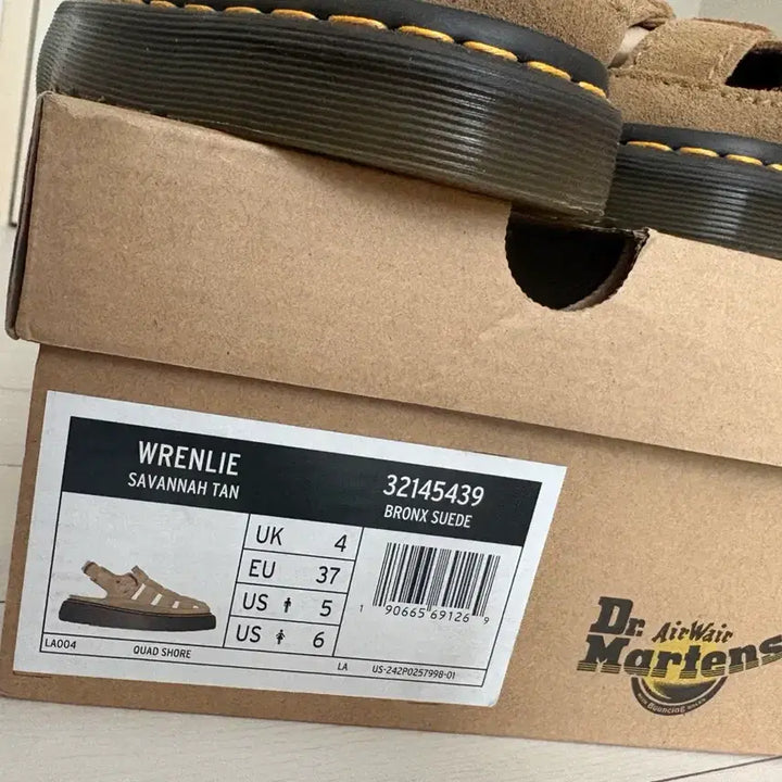 [BUNJANG] Dr. Martens Renly Fisherman Sandal Savannah Tan Beige / 닥터마틴 피셔맨 샌들 렌리 사바나 탄 베이지 UK4(UK5)