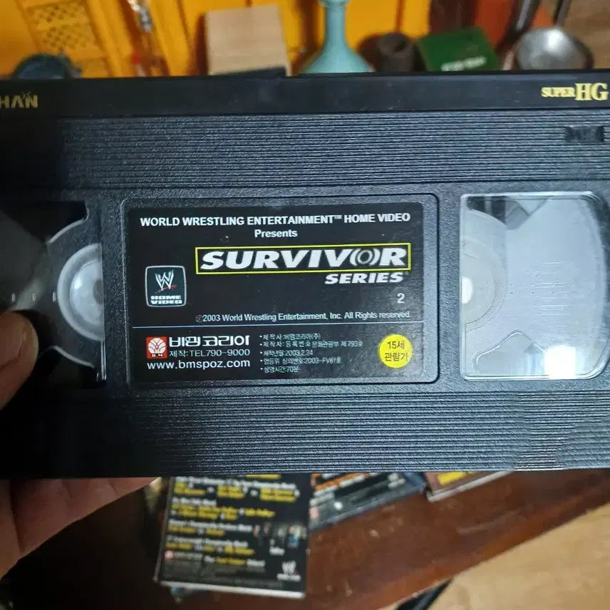 [BUNJANG] WWE Video Tape Bundle / WWE 비디오 테이프 (서바이벌/로얄럼블/섬머슬램)6장일괄