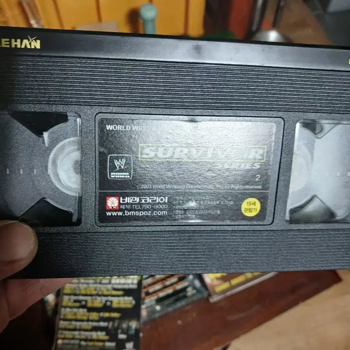 [BUNJANG] WWE Video Tape Bundle / WWE 비디오 테이프 (서바이벌/로얄럼블/섬머슬램)6장일괄