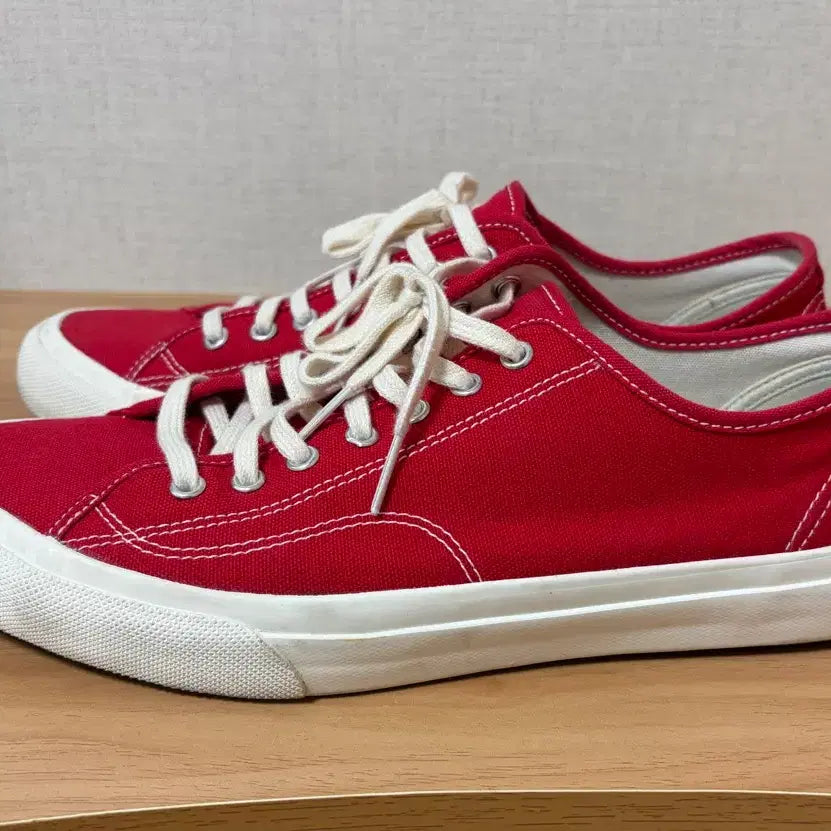 [SOLD OUT] 무탠다드 캔버스 스니커즈 레드(270)
