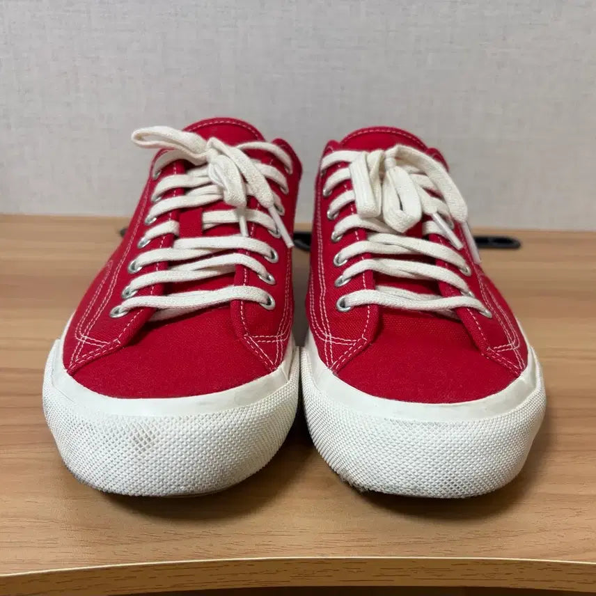 [SOLD OUT] 무탠다드 캔버스 스니커즈 레드(270)