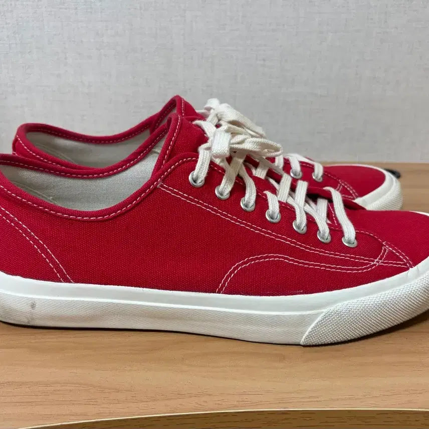 [SOLD OUT] 무탠다드 캔버스 스니커즈 레드(270)
