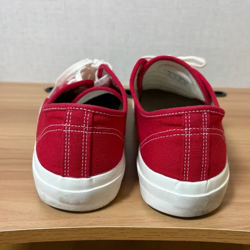 [SOLD OUT] 무탠다드 캔버스 스니커즈 레드(270)