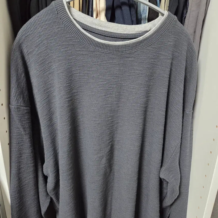 [BUNJANG] Faren 25SS Waffle Long Sleeve Charcoal / 퍼렌 25ss 와플 롱슬리브 3사이즈 차콜 팝니다