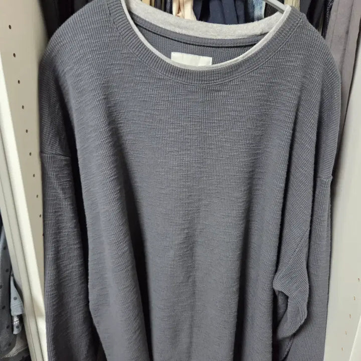 [BUNJANG] Faren 25SS Waffle Long Sleeve Charcoal / 퍼렌 25ss 와플 롱슬리브 3사이즈 차콜 팝니다