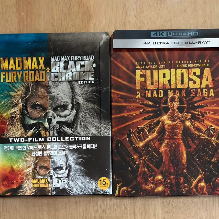 [BUNJANG] Mad Max &amp; Furiosa Steelbook Bundle Set / 매드맥스&amp; 퓨리오사 일괄