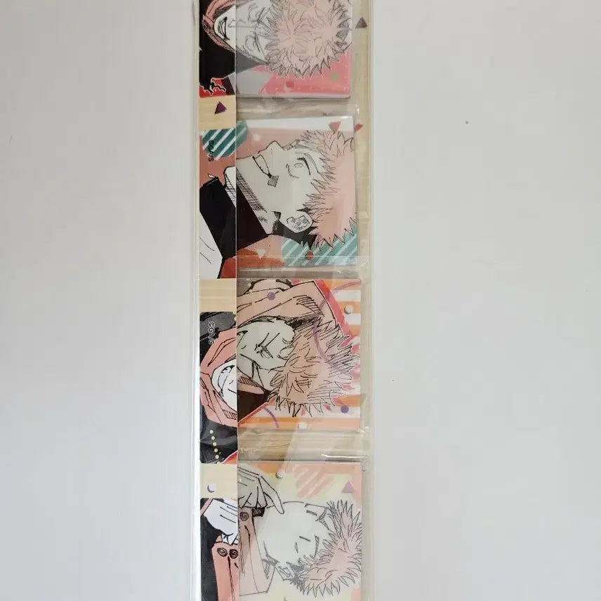 [SOLD OUT] 정리세일)주술회전 이타도리 유지 원화전 사각 마그넷 4종 세트 일본정품