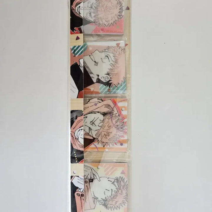 [SOLD OUT] 정리세일)주술회전 이타도리 유지 원화전 사각 마그넷 4종 세트 일본정품