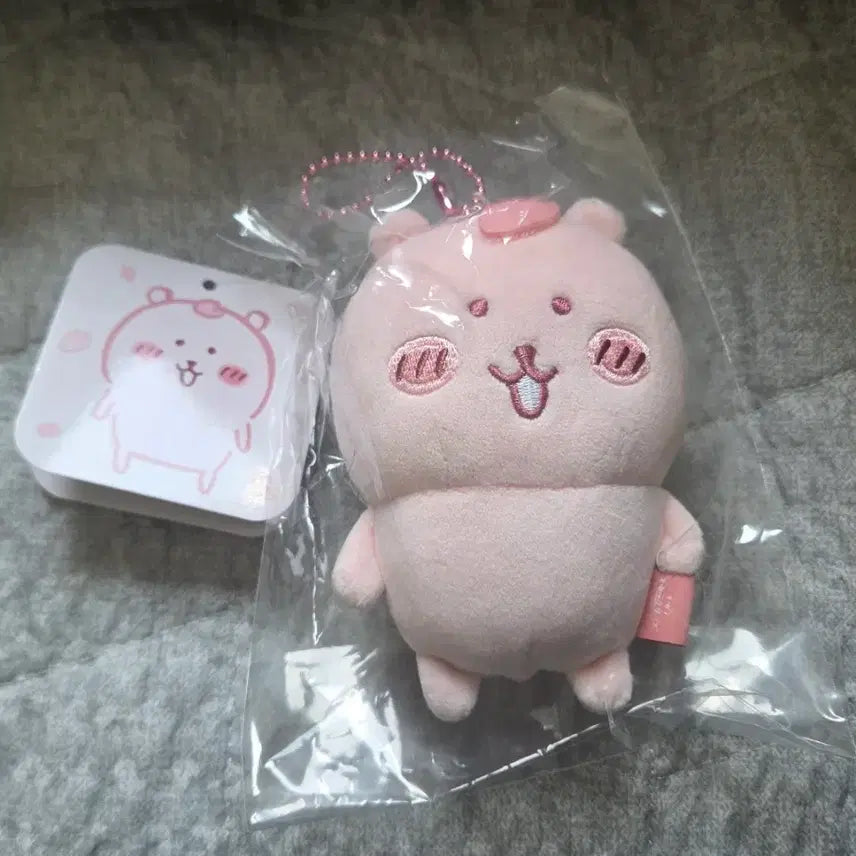 [BUNJANG] Naganomarket Cherry Blossom Nongdamgom Mascot Keyring / 나가노마켓 벚꽃 농담곰 벚꽃곰 인형 키링 마스코트