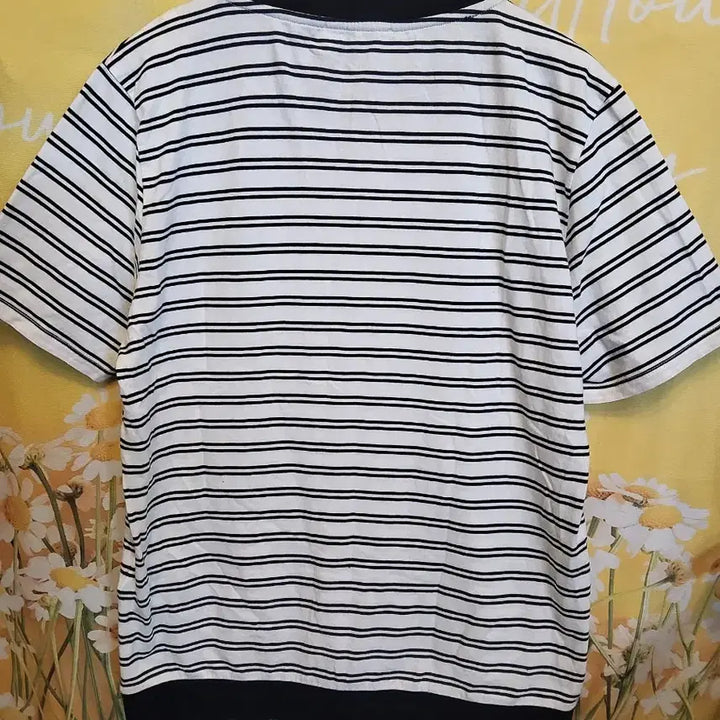 [BUNJANG] Sandro Striped Short Sleeve T-shirt / 산드로 스트라이프 반팔 티셔츠 F