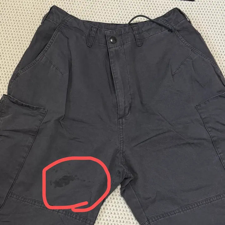 [SOLD OUT] 해칭룸 집카고팬츠 네이비 zip cargo 1사이즈