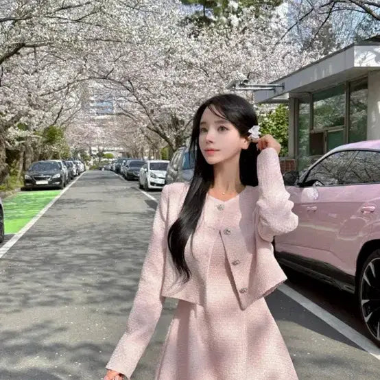 [BUNJANG] May Yoon Spring Tweed Jacket / 메이윤 제작 스프링 트위드 자켓
