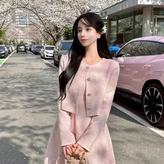 [BUNJANG] May Yoon Spring Tweed Jacket / 메이윤 제작 스프링 트위드 자켓