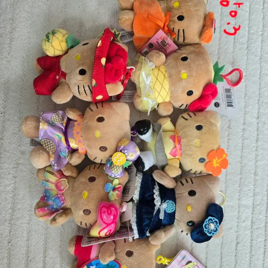 [BUNJANG] Sanrio Characters Plush Keyring Collection / 산리오 캐릭터즈 인형 키링 모음