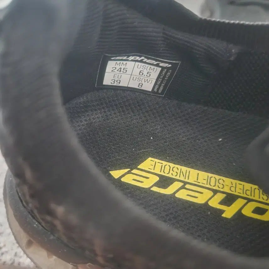 [BUNJANG] Soofeer Bliss Black 245mm Used Shoes / 수피어 블리스 블랙 245mm 1회 사용