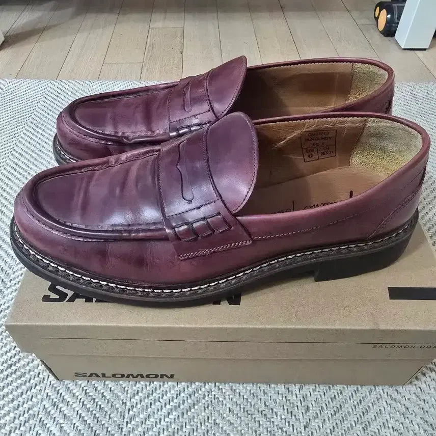 [SOLD OUT] 장까를로 모렐리 로퍼 버건디 42 (265-270)