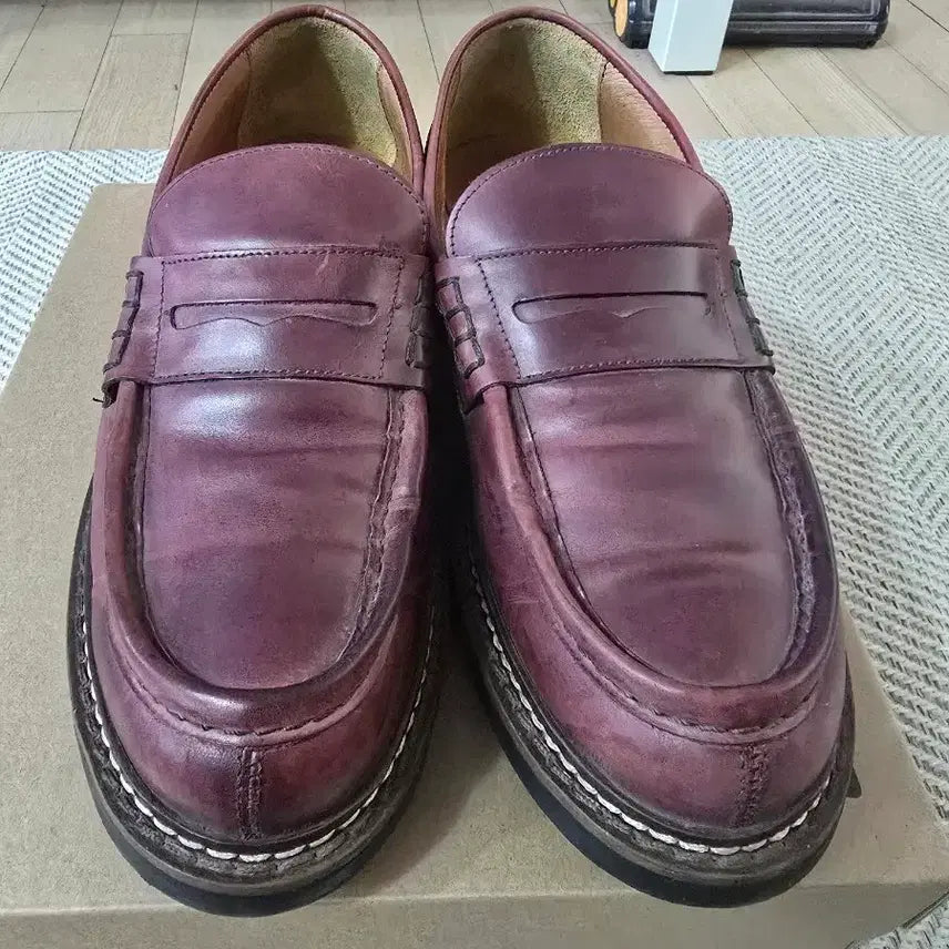 [SOLD OUT] 장까를로 모렐리 로퍼 버건디 42 (265-270)