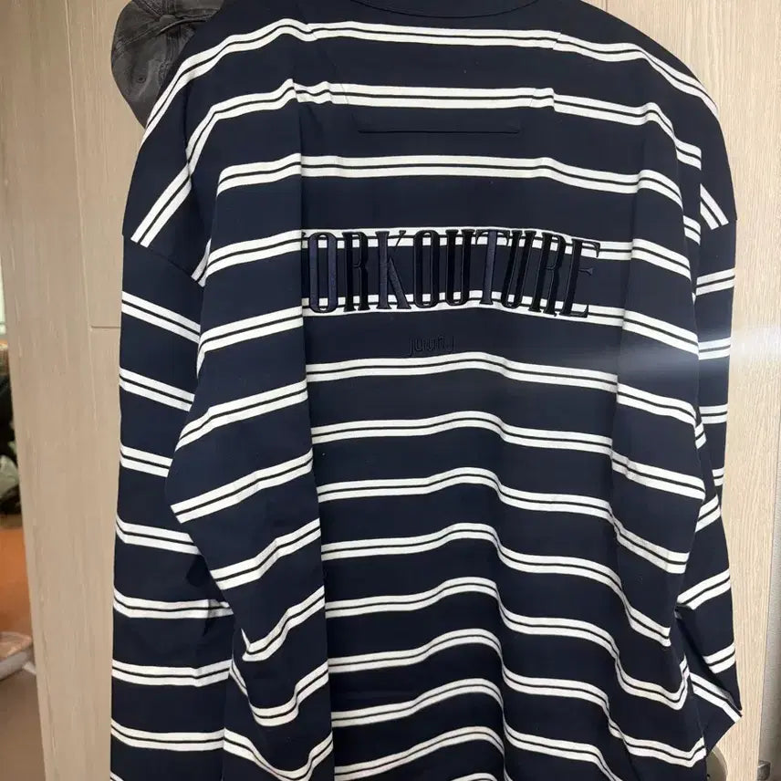 [BUNJANG] Juun.J 25SS Long Sleeve Navy T-shirt / 준지25ss 복각 롱슬리브 네이비 판매합니다.