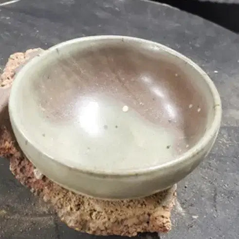 [BUNJANG] Celadon Porcelain Yo-ji Excavated with Kiln Debris Chinese Ceramic / 청자 요지 출토 요도 부착 완 (3)